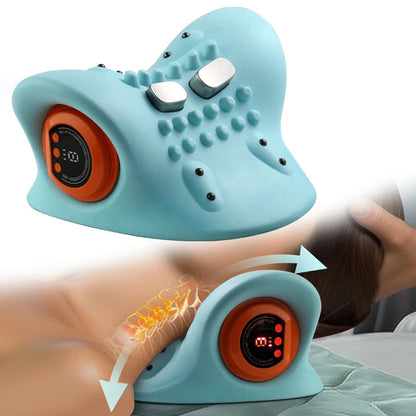 Portable Neck Massager Cervical Spine Relief Portable Neck Head Acupuncture Point Massage Pillow