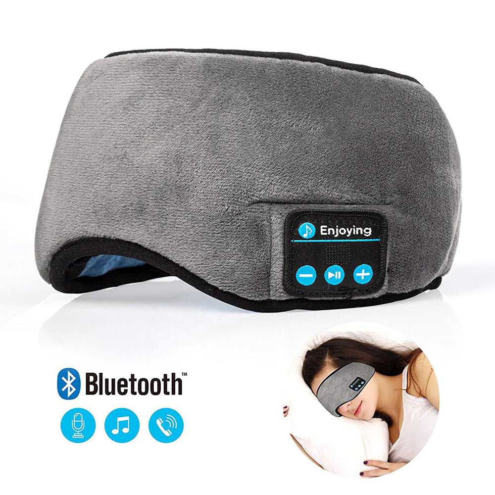 Sleeping Eye Mask Music Player Sports Headband Travel Headset Speakers Wireless Bluetooth 5.0